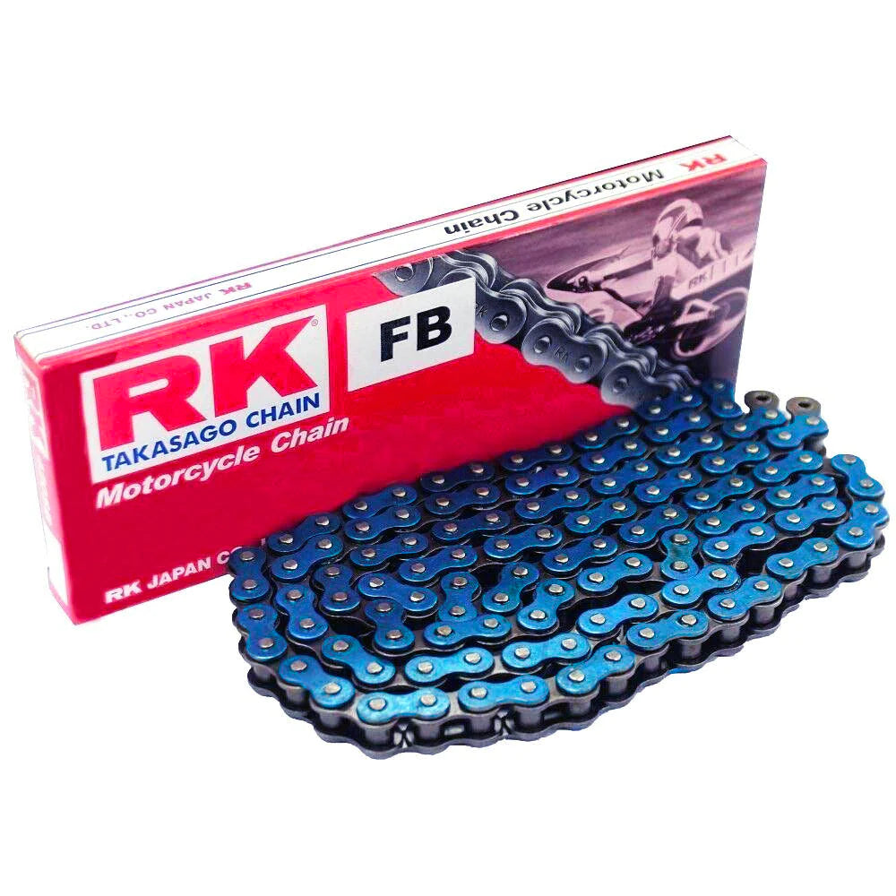 RK BLUE CHAIN 420 SB 106 FOR SUR-RON LB X & L1E (48T REAR SPROCKET STANDARD GEARING)